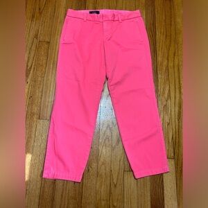 NWT J Crew Scout Pants Size 6  Ankle Coral 100% Cotton
